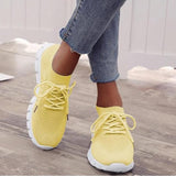 Women's Hollow-out Flats Cloth Flat Heel Sneakers
