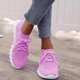 Women's Hollow-out Flats Cloth Flat Heel Sneakers