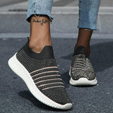 Women's Rhinestone Hollow-out Flats Cloth Flat Heel Sneakers