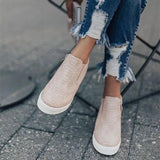 Women's Platform Wedge Sneakers High Top Shoes