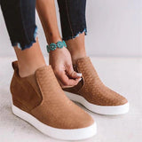 Women's Platform Wedge Sneakers High Top Shoes