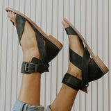 Flip-flops Flat Heel Buckle Strap Dress Sandals