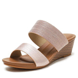 Women's Summer Platform Sandals With Wedge Heels