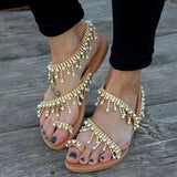 Women's Bohemia Beaded Casual Comfy Sandals