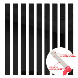 8KS mirror stainless steel flat decorative strip background wall frame straight edge ceiling edge mirror metal self-adhesive line