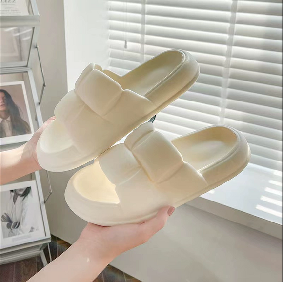 【8.9$Limited time factory event】Home Slippers Summer Men Women Cloud Slides Indoor Mute Non-slip Bathing Flip Flop Sandals Woman Summer 2023 【3 pairs free shipping】