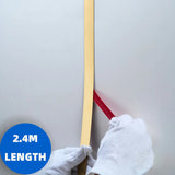 Bright gold Wall Trim Molding Stainless Steel Wall Tape Peel and Stick Metal Trim Self Adhesive Wallpaper Strip Metalized Mirror-Like Finish for Wall Ceiling Mirror Frame Border Edge Trim wide 0.79in Length 94.49in