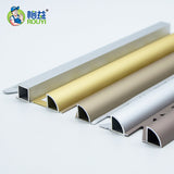 Aluminum alloy baseboard -semicircle（customization）Not for retail sale