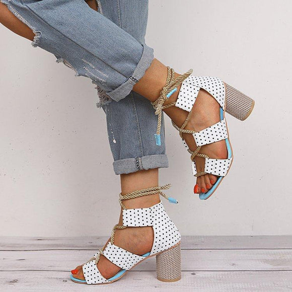 Madrid Lace Up Sandals