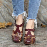 Comfy Arch Support Retro Round Toe Sandals&BUY 2 FREE SHIPPING