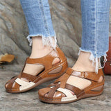 Comfy Arch Support Retro Round Toe Sandals&BUY 2 FREE SHIPPING