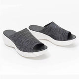 【2 pairs of free shipping】Knitted wedge sports corrective sandals( Free Transit🔥🔥)