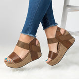 Platform Wedge Heel Dress Sandals