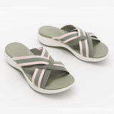 Women's Stylish Cross Orthotic Slide Sandals