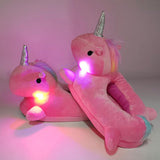 Light Up LED Unicorn Slippers