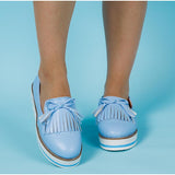 Flat Casual Bowknot Ladies Tassel Lazy Shoes