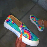 Women's Stylish Printed Slid-on Flats Sneakers