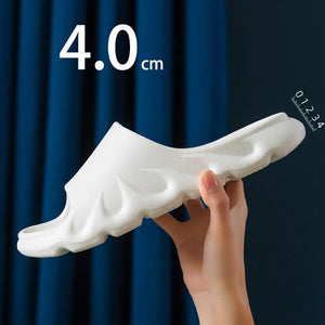 Thick bottom Beach Bath Soft Flame shape Slippers
