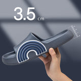 Thick-bottomed Bathroom EVA Slippers
