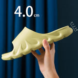 Thick bottom Beach Bath Soft Flame shape Slippers