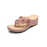 Summer Women Retro Flowers Sandals