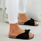 Women's Casual Bowknot Flat Slippers