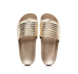 Women Flashing Diamond Flat Sandals