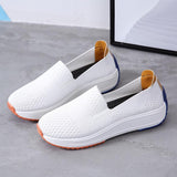 Women's Woven Mesh Lazy Shoes Soft & Wear-resistant