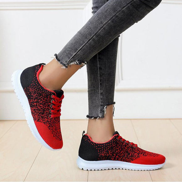 Casual Breathable Knitted Mesh Sneakers