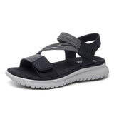 Women's Simple And Light Sporty Wedge Heel Elastic Sandals