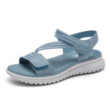 Women's Simple And Light Sporty Wedge Heel Elastic Sandals