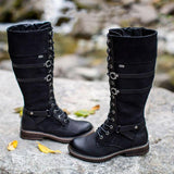 Women’s Retro Casual Lace Up All-Match Comfortable Boots