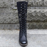 Women’s Retro Casual Lace Up All-Match Comfortable Boots