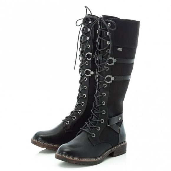 Women’s Retro Casual Lace Up All-Match Comfortable Boots