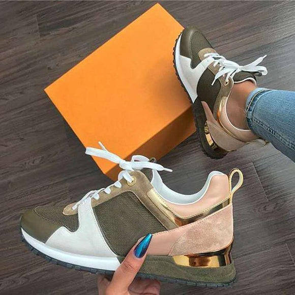 Casual Breathable Lace-up Sneakers