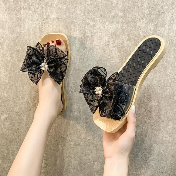 New Women's Fashion Bow Sandals
