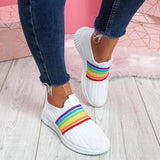 Women's Mesh Colorful Knitted Sneakers