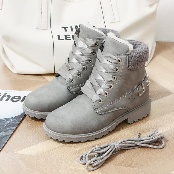 Women's Warm Cotton Snow High-top Boots