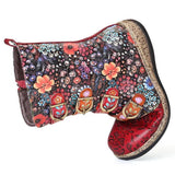 Embroidery Ethnic Trend Flat Boots
