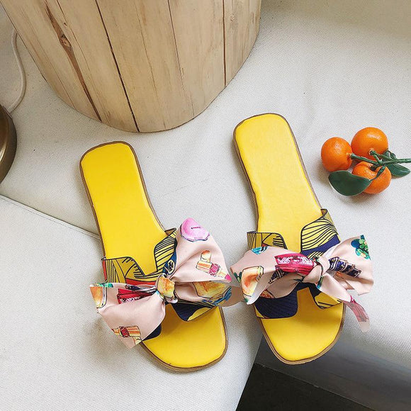 2021 Summer Women Bow Fashion Sandals