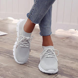 Women's Hollow-out Flats Cloth Flat Heel Sneakers