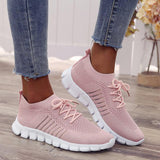 Women's Hollow-out Flats Cloth Flat Heel Sneakers