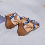 Beach Flat Shoes With Bohemian Ethnic Style