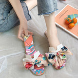 2021 Summer Women Bow Fashion Sandals
