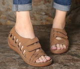Casual Lightweight Hollow Wedge With Fish Mouth Women's Sandals