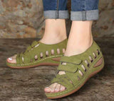 Casual Lightweight Hollow Wedge With Fish Mouth Women's Sandals