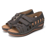 Casual Lightweight Hollow Wedge With Fish Mouth Women's Sandals