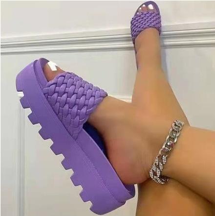 New Women's Solid Color Summer Allover Sandals