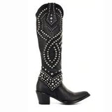 Women's Vintage Western Knee-High Cowgirl Boots