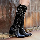 Women's Vintage Western Knee-High Cowgirl Boots